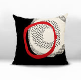 Vikka Abstract Reversible Indoor/Outdoor Square Pillow