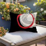 Vikka Minimalist Reversible Indoor/Outdoor Rectangular Pillow