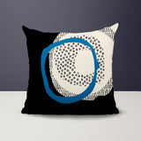 Vikka Abstract Reversible Indoor/Outdoor Square Pillow