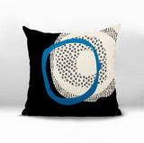 Vikka Abstract Reversible Indoor/Outdoor Square Pillow