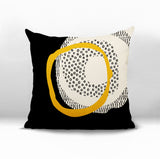 Vikka Abstract Reversible Indoor/Outdoor Square Pillow