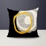 Vikka Abstract Reversible Indoor/Outdoor Square Pillow