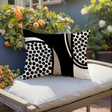 Vinny Abstract Reversible Indoor/Outdoor Rectangular Pillow