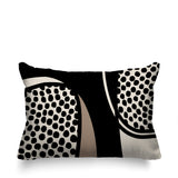 Vinny Abstract Reversible Indoor/Outdoor Rectangular Pillow