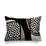 Vinny Abstract Reversible Indoor/Outdoor Rectangular Pillow