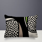 Vinny Abstract Reversible Indoor/Outdoor Rectangular Pillow