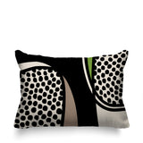 Vinny Abstract Reversible Indoor/Outdoor Rectangular Pillow