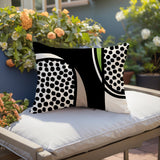 Vinny Abstract Reversible Indoor/Outdoor Rectangular Pillow