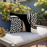 Vinny Abstract Reversible Indoor/Outdoor Rectangular Pillow