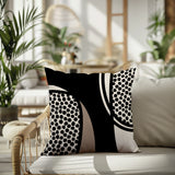 Vinny Abstract Square Indoor/Outdoor Throw Pillow
