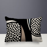 Vinny Abstract Reversible Indoor/Outdoor Rectangular Pillow