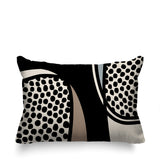 Vinny Abstract Reversible Indoor/Outdoor Rectangular Pillow