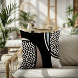 Vinny Abstract Square Indoor/Outdoor Throw Pillow