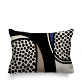 Vinny Abstract Reversible Indoor/Outdoor Rectangular Pillow