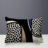 Vinny Abstract Reversible Indoor/Outdoor Rectangular Pillow