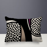 Vinny Abstract Reversible Indoor/Outdoor Rectangular Pillow