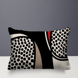 Vinny Abstract Reversible Indoor/Outdoor Rectangular Pillow