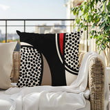 Vinny Abstract Square Indoor/Outdoor Throw Pillow