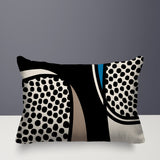 Vinny Abstract Reversible Indoor/Outdoor Rectangular Pillow
