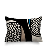 Vinny Abstract Reversible Indoor/Outdoor Rectangular Pillow