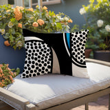 Vinny Abstract Reversible Indoor/Outdoor Rectangular Pillow