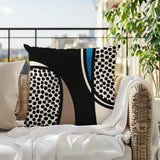 Vinny Abstract Square Indoor/Outdoor Throw Pillow