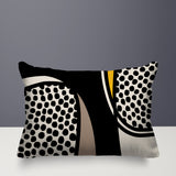 Vinny Abstract Reversible Indoor/Outdoor Rectangular Pillow