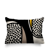 Vinny Abstract Reversible Indoor/Outdoor Rectangular Pillow