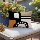 Vino Minimalist Lumbar Indoor/Outdoor Throw Pillow