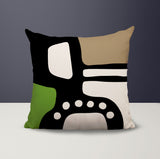 Vino Abstract Reversible Indoor/Outdoor Square Pillow