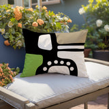 Vino Minimalist Lumbar Indoor/Outdoor Throw Pillow