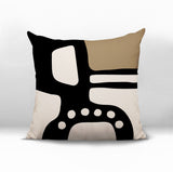 Vino Abstract Reversible Indoor/Outdoor Square Pillow