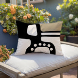 Vino Minimalist Lumbar Indoor/Outdoor Throw Pillow