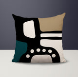 Vino Abstract Reversible Indoor/Outdoor Square Pillow
