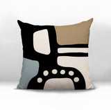 Vino Abstract Reversible Indoor/Outdoor Square Pillow