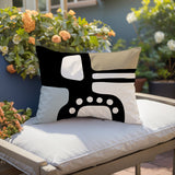 Vino Minimalist Lumbar Indoor/Outdoor Throw Pillow