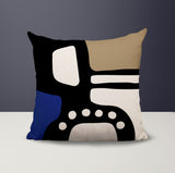 Vino Abstract Reversible Indoor/Outdoor Square Pillow
