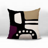Vino Abstract Reversible Indoor/Outdoor Square Pillow