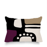 Vino Minimalist Lumbar Indoor/Outdoor Throw Pillow