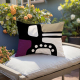 Vino Minimalist Lumbar Indoor/Outdoor Throw Pillow