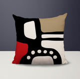 Vino Abstract Reversible Indoor/Outdoor Square Pillow