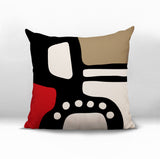 Vino Abstract Reversible Indoor/Outdoor Square Pillow