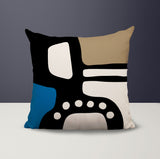 Vino Abstract Reversible Indoor/Outdoor Square Pillow