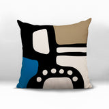 Vino Abstract Reversible Indoor/Outdoor Square Pillow