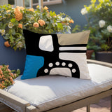 Vino Minimalist Lumbar Indoor/Outdoor Throw Pillow
