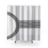 Virgo Shower Curtain in Black