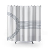 Virgo Shower Curtain in Gray