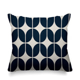 Viva Geometric Reversible Indoor/Outdoor Square Pillow