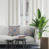 Vivianna Paisley Reversible Indoor/Outdoor Square Pillow