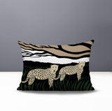 Vold Leopard Reversible Indoor/Outdoor Rectangle Pillow
